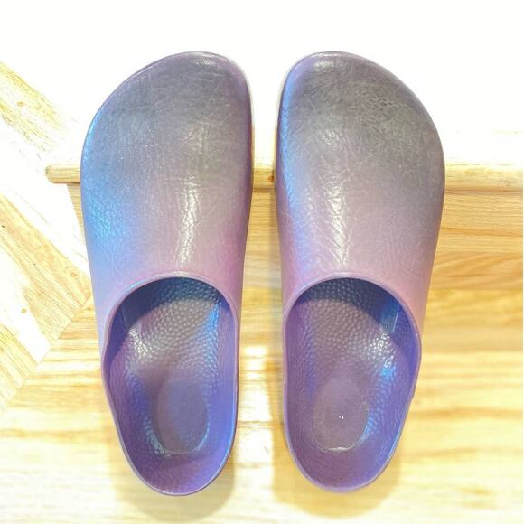 Purple Birkenstok Profesional Clogs Shoes 7M/9W Comfortable Clogs - Picture 1 of 6